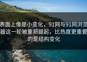 表面上像是小变化，91网与91网浏览器这一轮被重新提起，比热度更重要的是结构变化